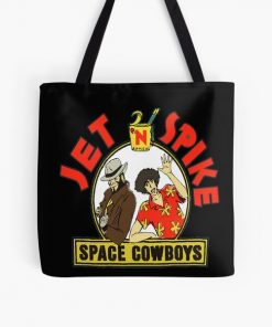 Jet & Spike Space cowboys Ramen  All Over Print Tote Bag RB2910 product Offical Cowboy Bebop Merch