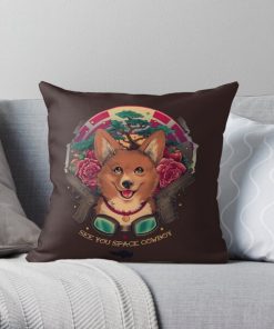 See You Space Cowboy Throw Pillow RB2910 product Offical Cowboy Bebop Merch