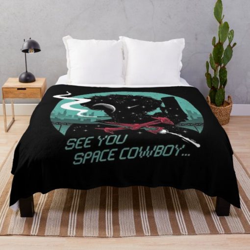 Cowboy Bebop Anime space See You Space Cowboy Throw Blanket RB2910 product Offical Cowboy Bebop Merch